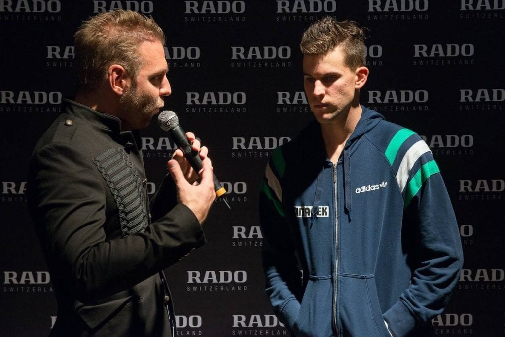 ATP Tennis Tournament in Vienna Interview with tennis world number 3 Dominic Thiem