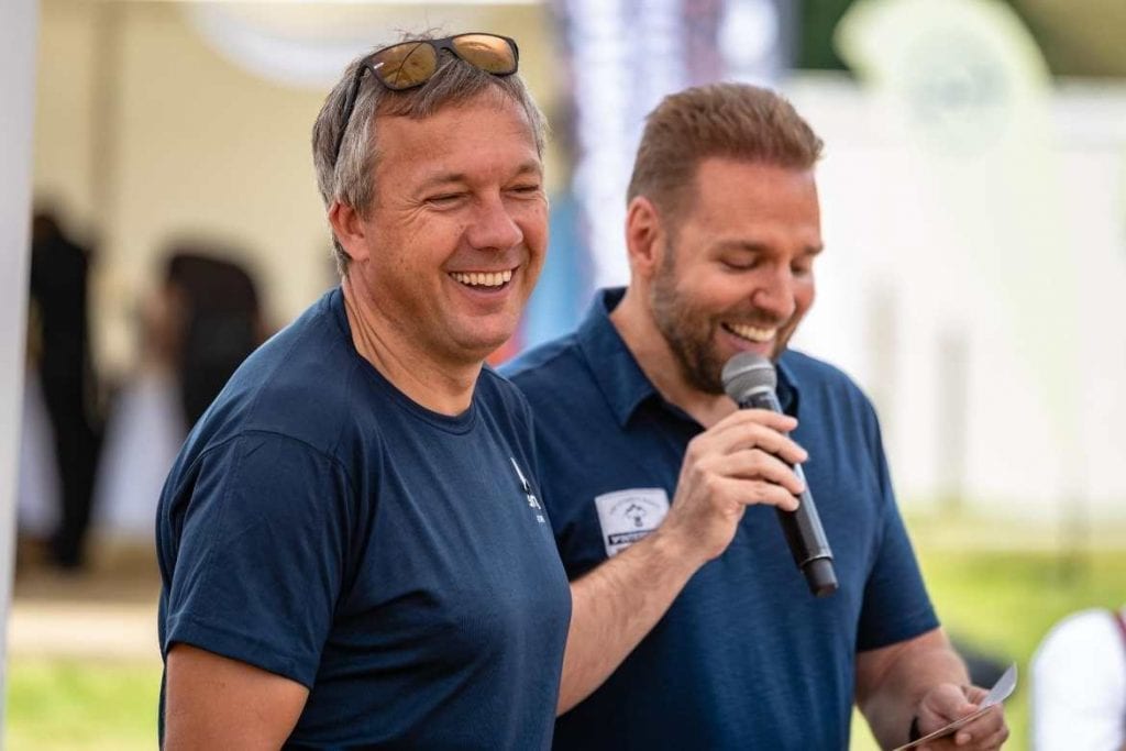 Fritz Strobl, Ronny Leber auf den Intersport Wandertagen