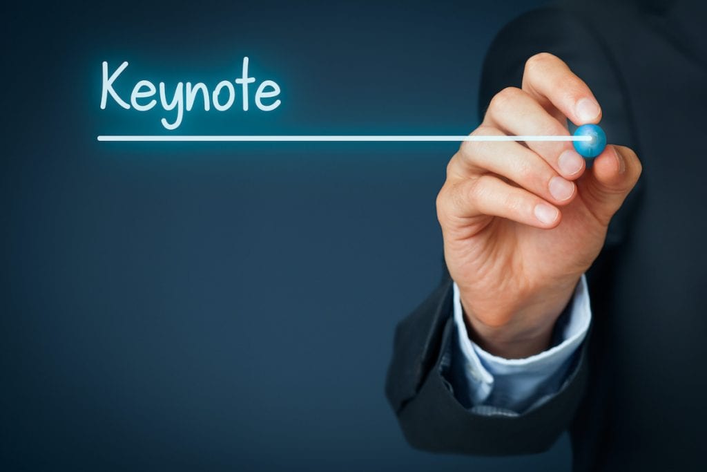 Was ist eine passenden keynote