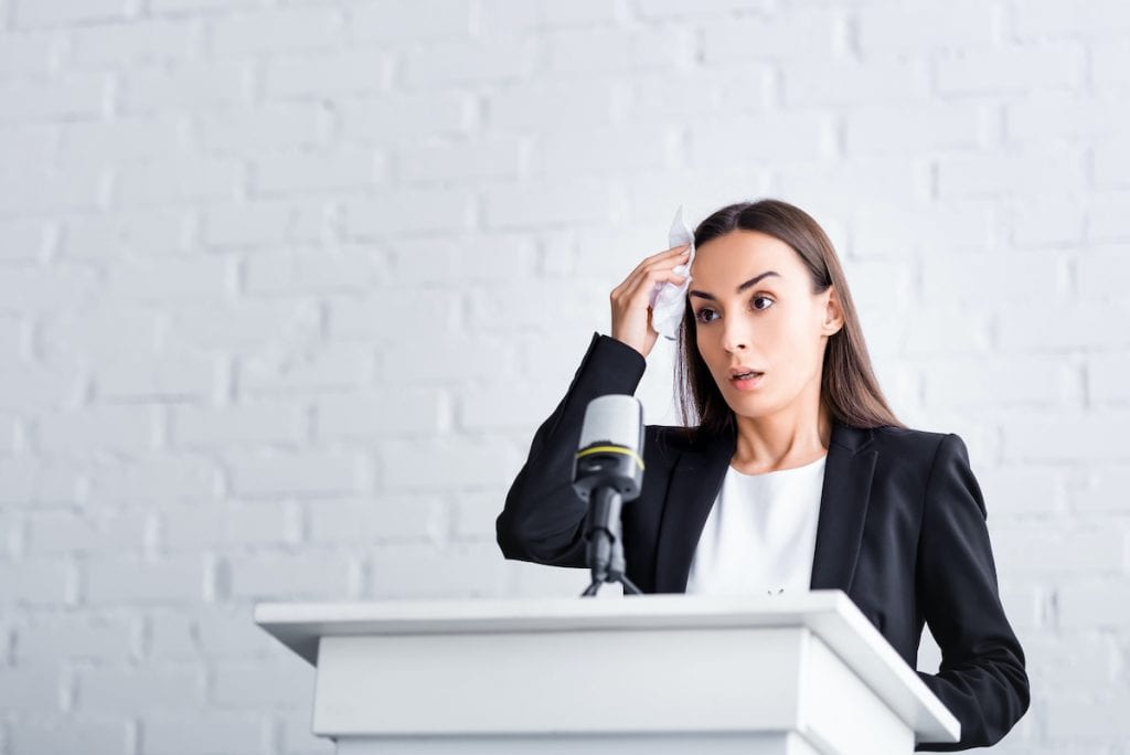 Public Speaking Stagefright