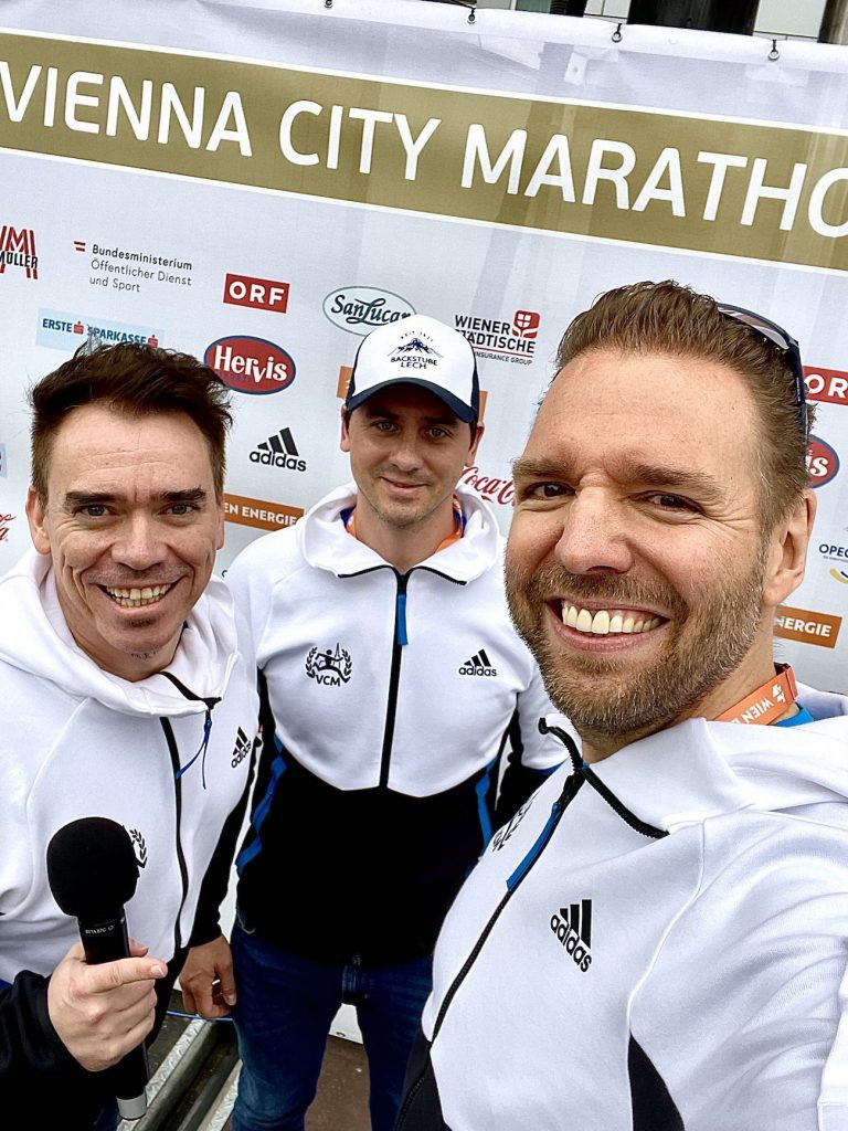 Vienna City Marathon 2022 - Entertainment Team - DJ Stari + Max Strametz + Ronny Leber
