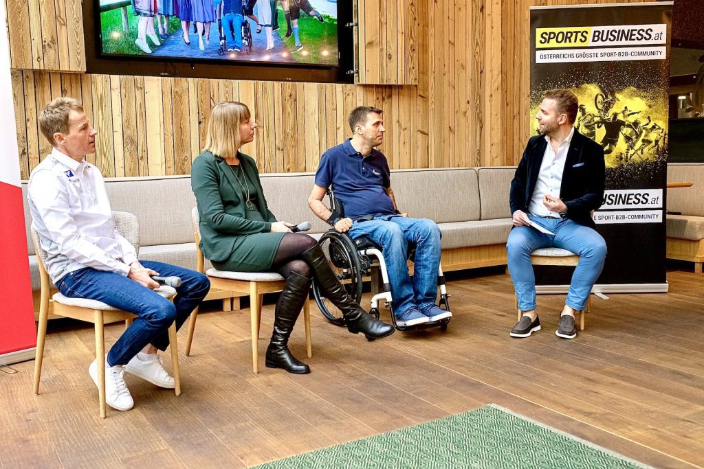 Wings for Life - Sportsbusiness.at Breakfast Club - Podium