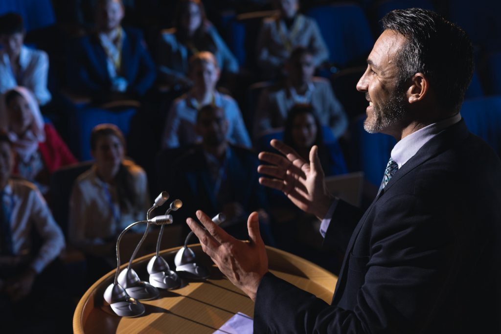 Bereit für die nächste Rede