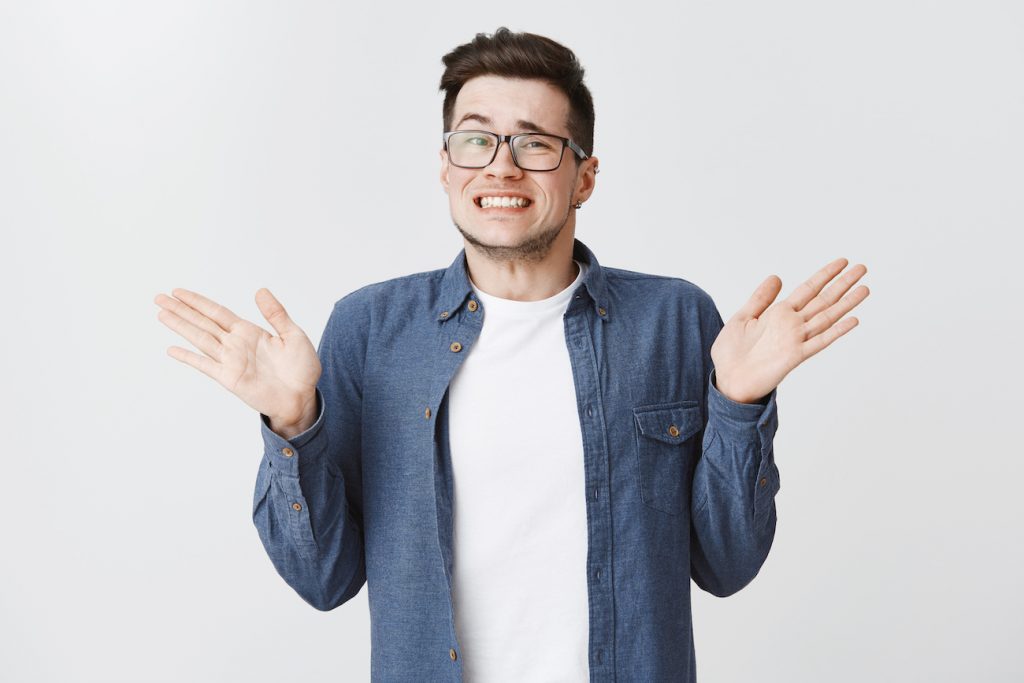 Mit der Entschuldigung beginnen